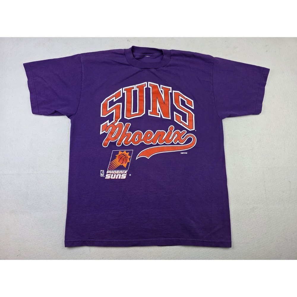 Vintage Phoenix Suns Competitor Spellout Retro Logo Shirt Mens XL NBA *READ*